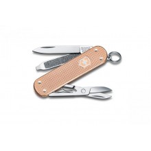Ніж-брелок Victorinox Classic SD Alox Colors Fresh Peach 58 мм, 5 функцій, Бежевий (0.6221.202G)