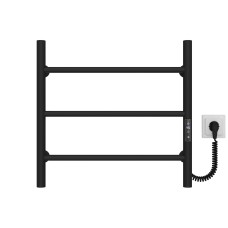 Рушникосушарка електрична Оріон П3 500х500 Deffi Чорний JD03 (C.OR.50.50.3.E.B.R.1)