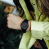 Наручний годинник жіночий Skmei Rubber Black 9068 Чорний (366)