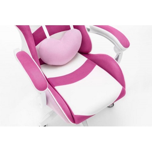 Комп'ютерне крісло Hell's Rainbow Pink тканина Комп'ютерне крісло Hell's Rainbow Pink тканина