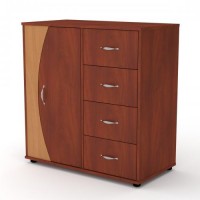 Комод для речей Компанит 4 1 1 Яблуня