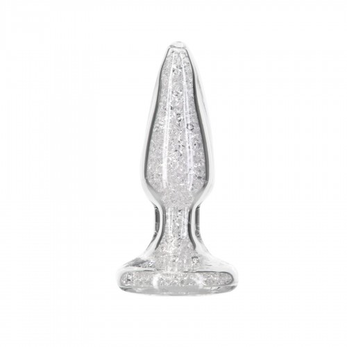 Скляна анальна пробка Pillow Talk Fancy Luxurious Glass Anal Plug, ⌀3,1см, віброкуля в подарунок в інтернет супермаркеті PbayMarket!