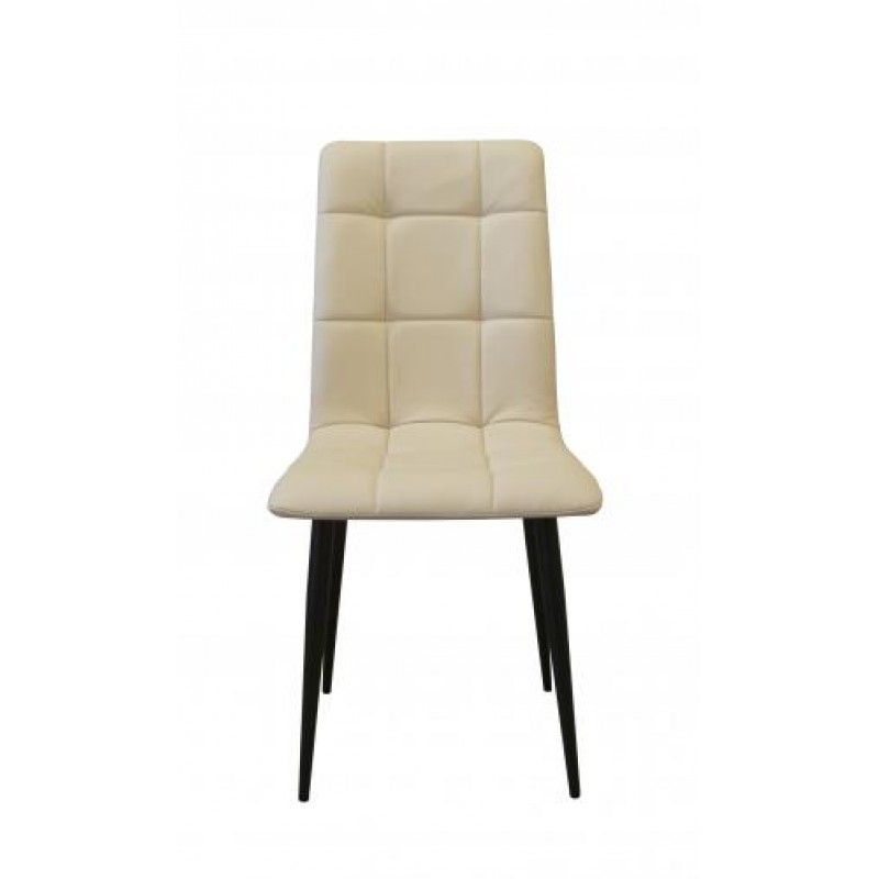 Стілець Max's furniture Мічіган 02 Чорний/Бежевий