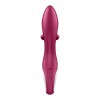 Вібратор-кролик із потрійним відростком Satisfyer Embrace me Berry, 2 мотори, діаметр 3,6 см в інтернет супермаркеті PbayMarket!