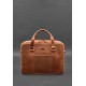 Шкіряна сумка для ноутбука та документів світло-коричнева Crazy Horse BlankNote