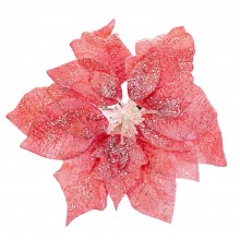 Декоративна квітка Elisey сніжна 20 см Червоний (6008-011)