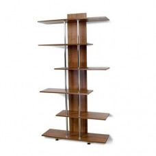 Полка напольна Тиса Мебель М-4 Горіх лісовий 191x27x100 см