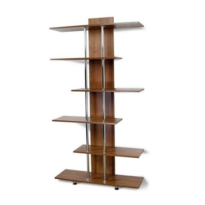 Полка напольна Тиса Мебель М-4 Горіх лісовий 191x27x100 см