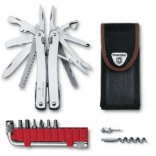 Мультитул Victorinox Swisstool Spirit X Plus 105 мм 35 функцій Сріблястий (3.0235.N)