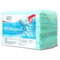 Пелюшки Magic Pet 60*60 см 30 шт пелюшки для собак і щенят щоденні гіпоалергенні Пелюшки Magic Pet 60*60 см 30 шт пелюшки для собак і щенят щоденні гіпоалергенні