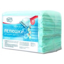 Пелюшки Magic Pet 60*60 см 30 шт пелюшки для собак і щенят щоденні гіпоалергенні