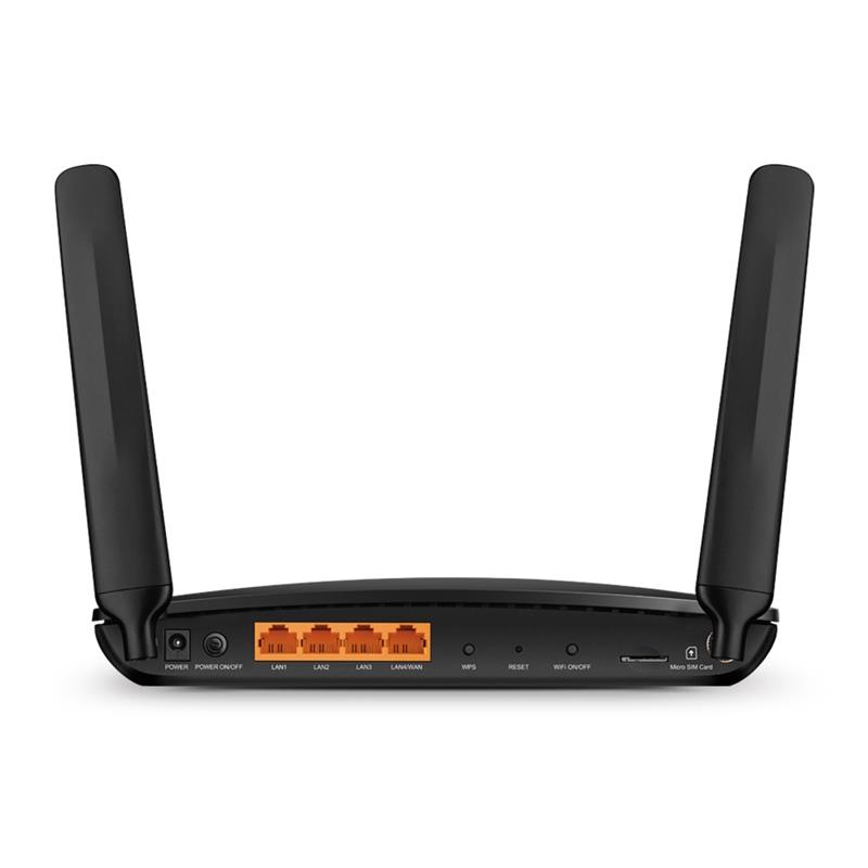 Бездротовий маршрутизатор TP-LINK Archer MR600 (AC1200, 1xGELAN/WAN, 3xGE LAN, 1xSimCardSlot, 4G+, OneMesh, 2 антени)