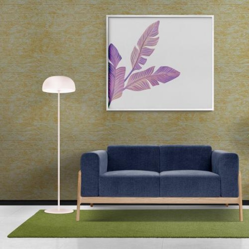 Самоклеюча декоративна 3D панель під цеглу бежевий мармур у рулоні 20 м 3D Loft 20000x700x3мм