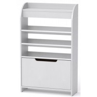 Тумба для взуття з відкритими полицями Компанит ТО 14 70х25х114,2 см Альба білий Тумба для взуття з відкритими полицями Компанит ТО 14 70х25х114,2 см Альба білий