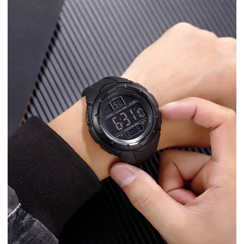 Чоловічий спортивний годинник Skmei 1656 Чорний