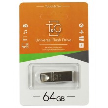 Флеш-накопичувач USB 64GB T&G 117 Metal Series Silver (TG117SL-64G)