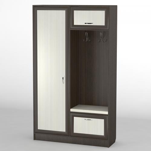 Передпокій Тиса Мебель-20 Венге Молочний 204.5x35x120 см Передпокій Тиса Мебель-20 Венге Молочний 204.5x35x120 см