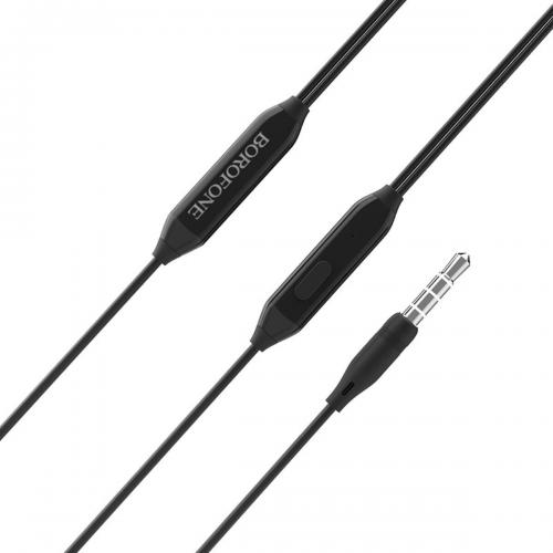 Навушники Borofone BM20 DasMelody with mic 3.5mm 1,2 м Black