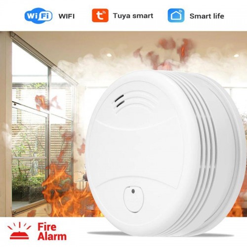 Датчик диму wifi пожежний датчик Nectronix G2-W, оповіщення на смартфон у додаток Tuya smart (100819) в інтернет супермаркеті PbayMarket!