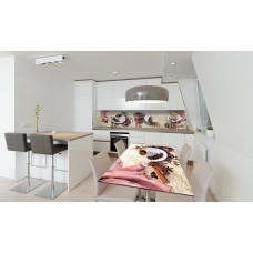 Наклейка вінілова на стіл Zatarga «Кава в зернах» 650х1200 мм Z180415/1st