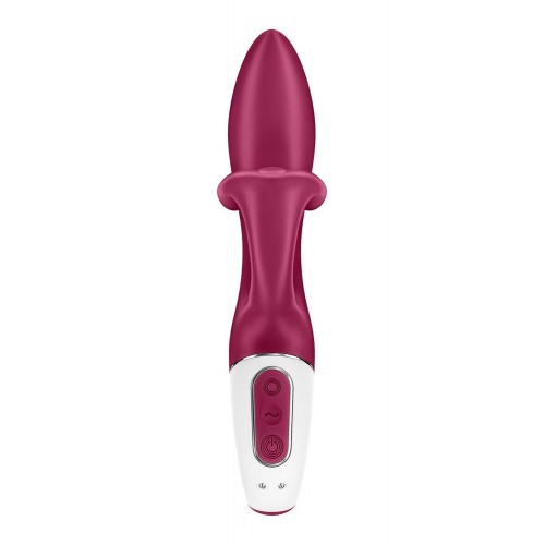 Вібратор-кролик із потрійним відростком Satisfyer Embrace me Berry, 2 мотори, діаметр 3,6 см в інтернет супермаркеті PbayMarket!