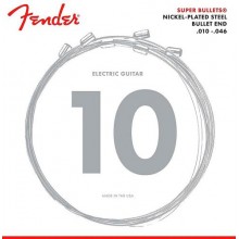 Струни для електрогітари 6 шт Fender 3250R Super Bullets Nickel-Plated Steel Electric Guitar Strings 10/46