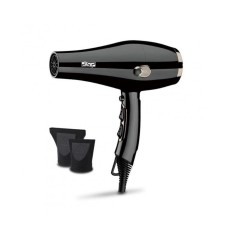 Фен професійний для сушіння та укладання волосся з насадками Dsp 30088A 1700W Чорний