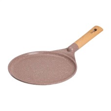 Сковорода для млинців з мармуровим антипригарним покриттям MGC 24 см Коричневий (HP-4-428CO)
