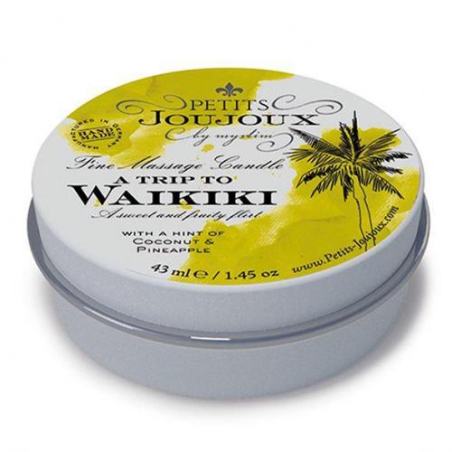 Масажна свічка Petits Joujoux - Waikiki Beach Coconut and Pineapple 43 мл (SO3173) в інтернет супермаркеті PbayMarket!