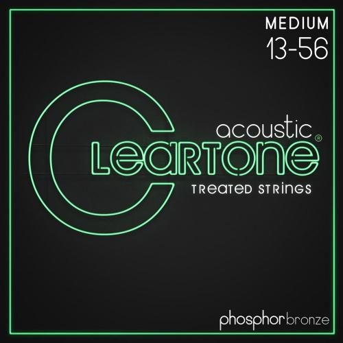 Струни для акустичної гітари 6 шт Cleartone 7413 Acoustic Phosphor Bronze Medium 13/56 Струни для акустичної гітари 6 шт Cleartone 7413 Acoustic Phosphor Bronze Medium 13/56
