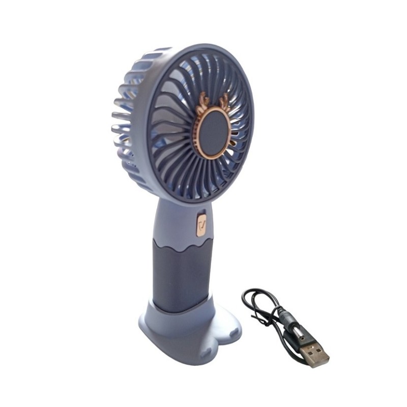 Вентилятор ручний акумуляторний Mini Fan ZB088C USB Фіолетово-бузковий