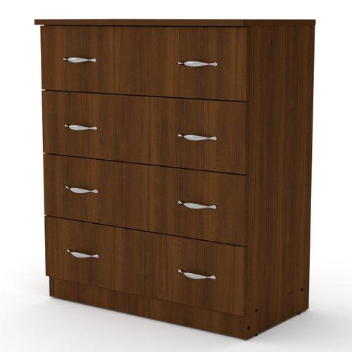 Комод для речей Компанит Горіх екко 4Б Комод для речей Компанит Горіх екко 4Б