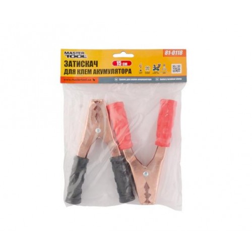 Затискач для клем акумулятора MASTERTOOL 15 см 81-0118