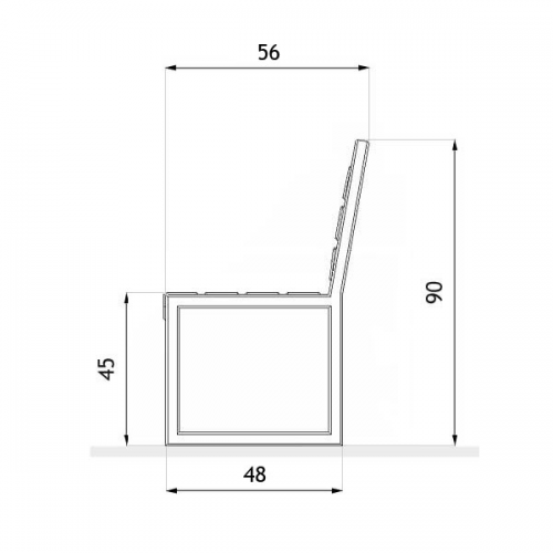 Лава GoodsMetall у стилі ЛОФТ 1800х560х900 - ЛС56 Лава GoodsMetall у стилі ЛОФТ 1800х560х900 - ЛС56
