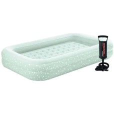 Дитяче надувне ліжко Intex 66810, 107 х 168 х 25 см (71 х 132 х 10 см) з ручним насосом. Односпальне