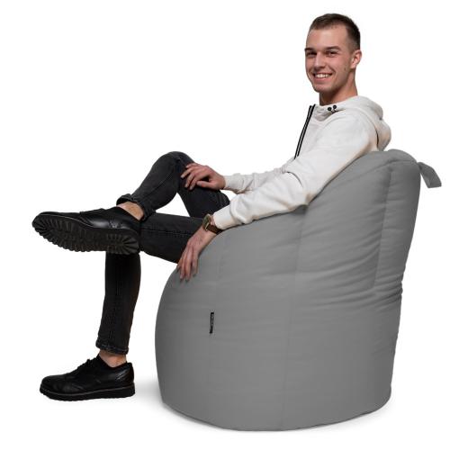 Крісло Мішок Міо Оксфорд 75х80 Студія Комфорту Сірий Крісло Мішок Міо Оксфорд 75х80 Студія Комфорту Сірий