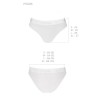 Трусики з прозорою вставкою Passion PS006 PANTIES white, size S в інтернет супермаркеті PbayMarket!