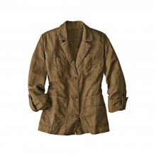 Куртка Eddie Bauer Women Jacket Linen BROWN M Світло-коричневий (7114375BR)