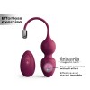 Вагінальні кульки Dorcel LOVE BALLS PLUM, вібрації та рухи внутрішньої кульки, пульт ДК в інтернет супермаркеті PbayMarket!