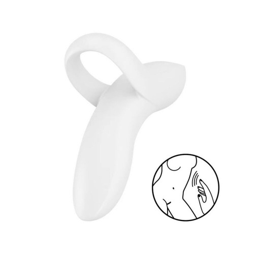 Вібратор на палець Satisfyer Bold Lover White, гнучкий в інтернет супермаркеті PbayMarket!