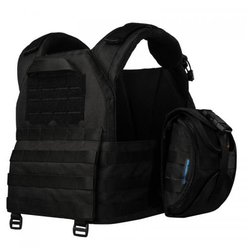 Плитоноска тактична зі швидким скиданням з підсумками No Brand Warmor Gen.3 Pro Max One Size Чорний (2396522337) Плитоноска тактична зі швидким скиданням з підсумками No Brand Warmor Gen.3 Pro Max One Size Чорний (2396522337)