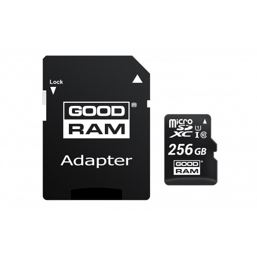 Карта пам'яті MicroSDXC 256GB UHS-I Class 10 Goodram + SD-adapter (M1AA-2560R12) в інтернет супермаркеті PbayMarket!