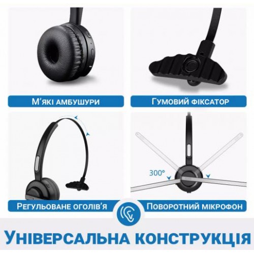 Безпровідні навушники з мікрофоном для конференцій Digital Lion TH10 Bluetooth 5.2