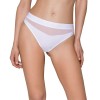 Трусики з прозорою вставкою Passion PS006 PANTIES white, size M в інтернет супермаркеті PbayMarket!