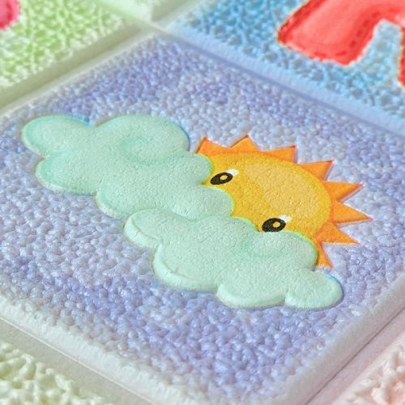 Набір стінових панелей 3D Алфавіт (2шт) 700*1400*4mm (D) Sticker Wall SW-00002352