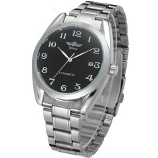 Наручний годинник чоловічий Winner Handsome Сріблястий (100)