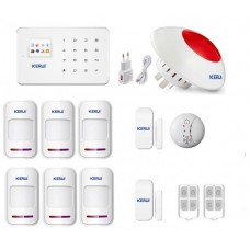 GSM сигналізація Kerui G18 для квартири з бездротовою сиреною (JHSDFJ8DF)