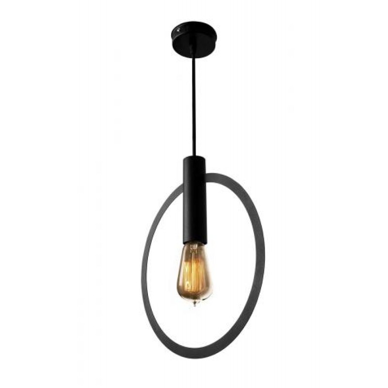 Світильник підвісний MSK Electric Asket під лампу Е27 NL 3033 BK чорний