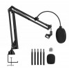 Стійка для мікрофону Manchez M-20 із кріпленням на стіл Black (3_00940)