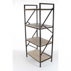 Стелаж для зберігання в стилі Loft NS-1687 1230x580x380 мм Черный
